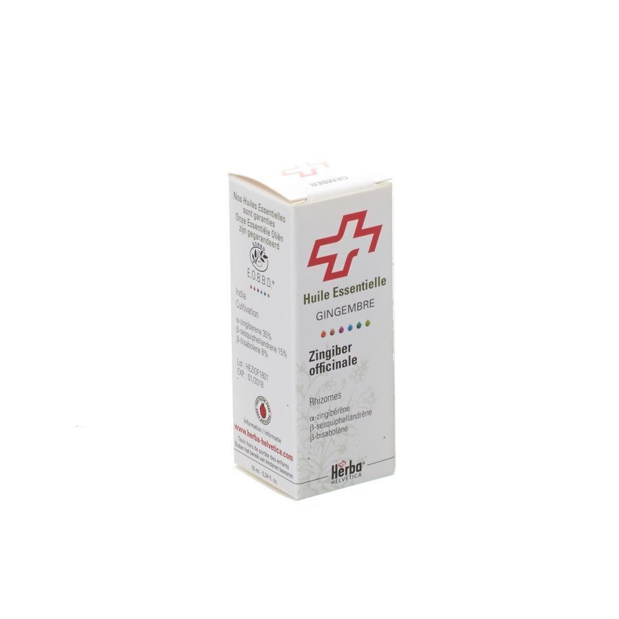 Gingembre Rhizomes Herba Helv. Hle Ess 10ml