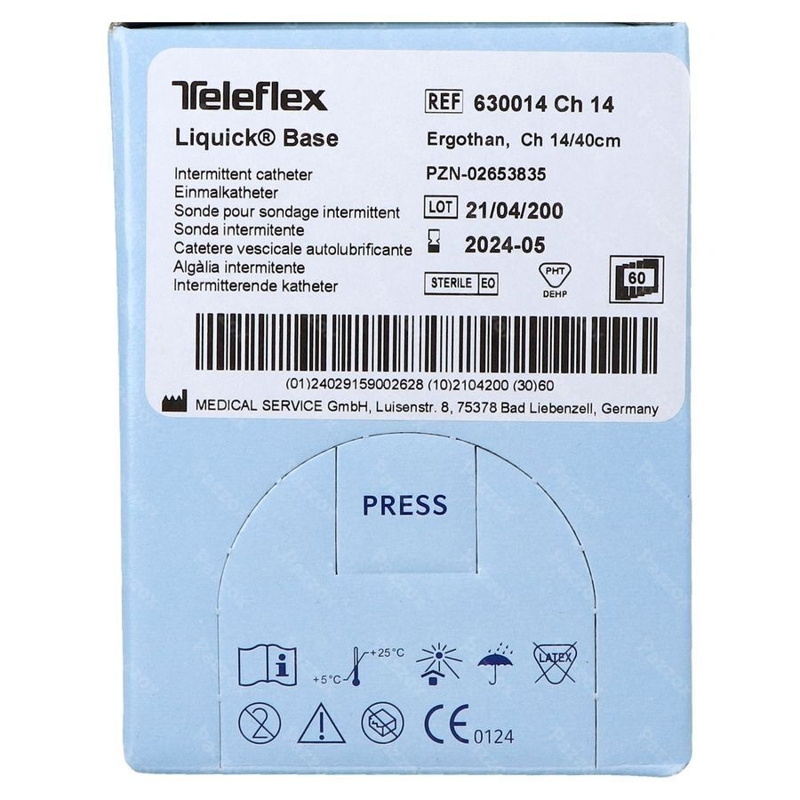 Liquick Base Ergoth.sonde Ves. Ch14 40cm 60 630014