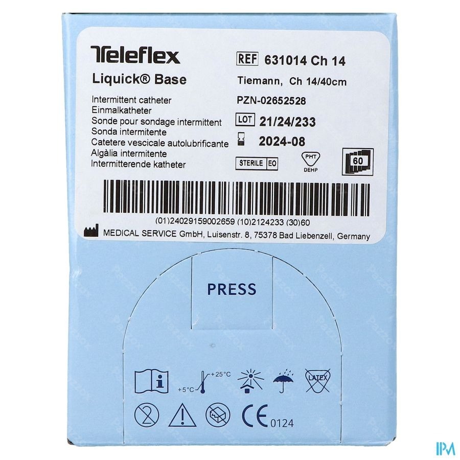 Liquick Base Tiem. Sonde Ves. Ch14 40cm 60 631014