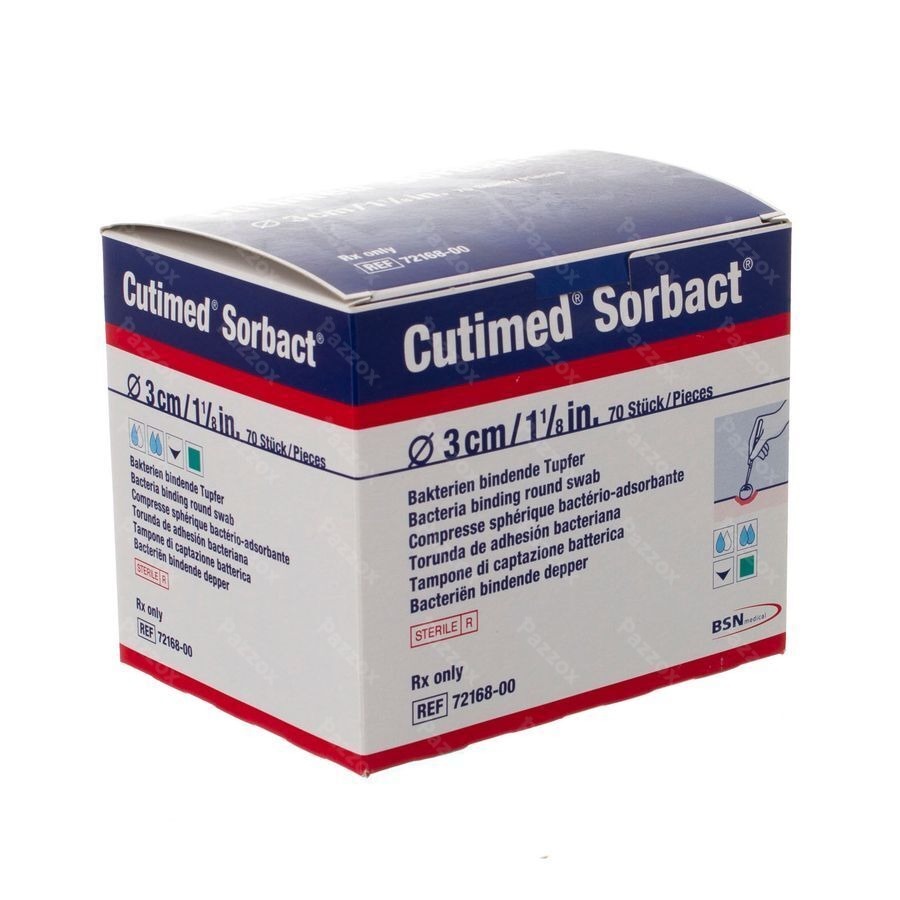 Cutimed Sorbact Tampons Sachet 14x5 7216800