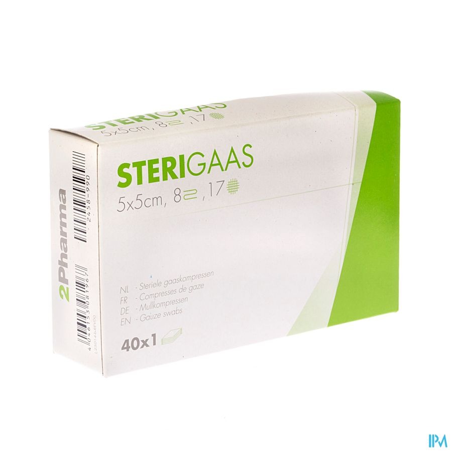 Sterigaas Cp Ster 8c 5,0x 5,0cm 40x1