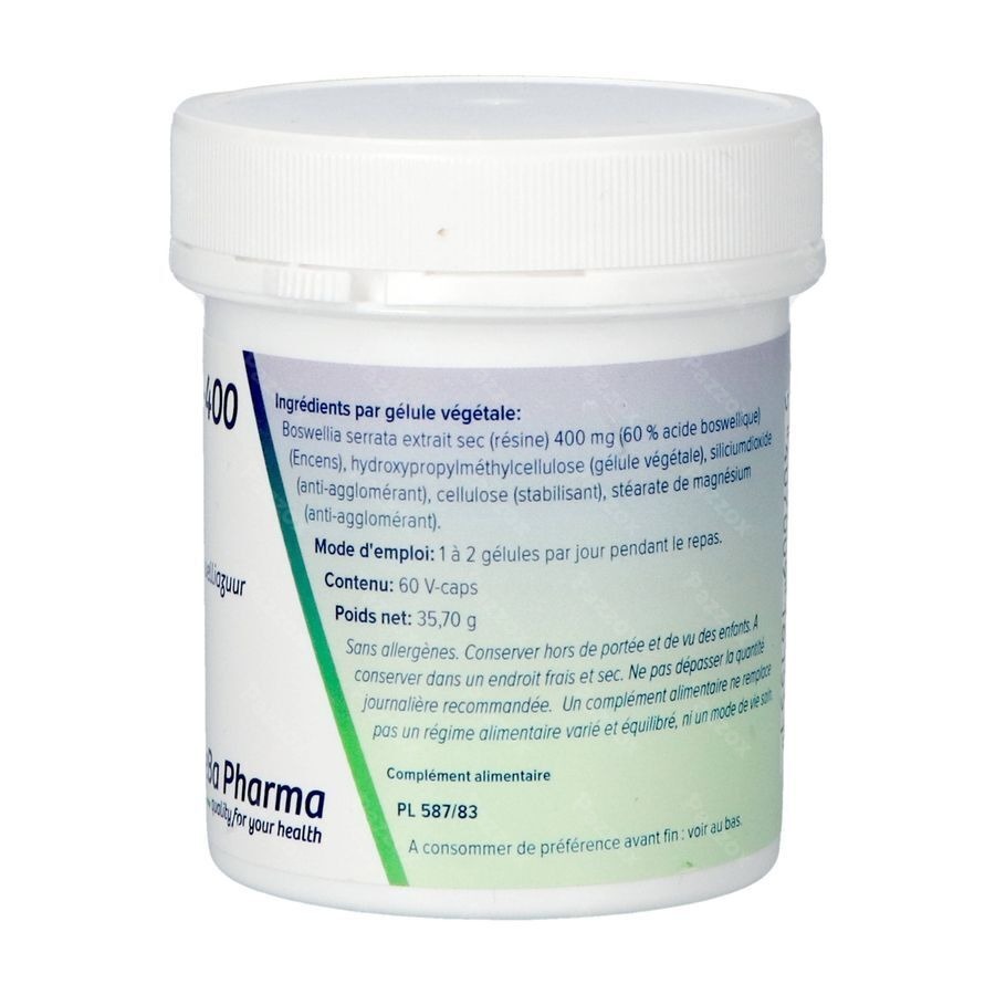Boswellia Extrait 400mg Caps 60 Deba