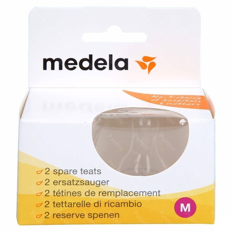 Medela Tetine Silicone Debit Moyen 2