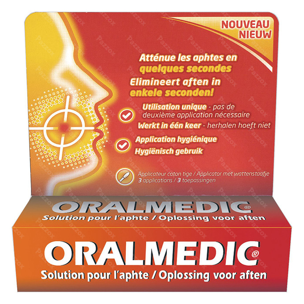 Oralmedic Contre Aphtes Applicateur 3