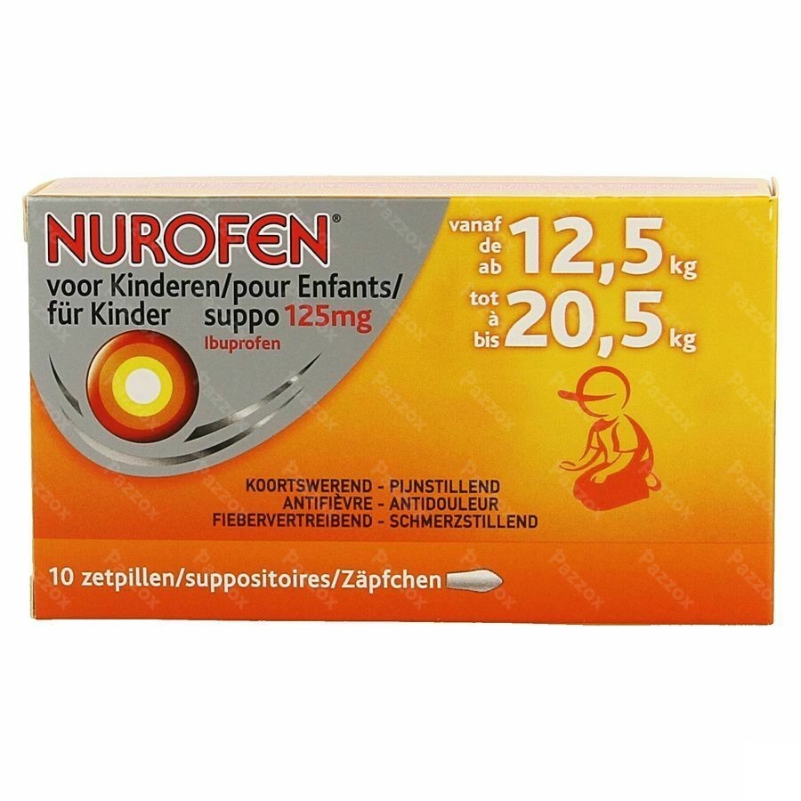 Nurofen Enfant 125mg Suppo 10x125mg
