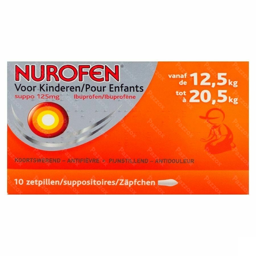 Nurofen Enfant 125mg Suppo 10x125mg