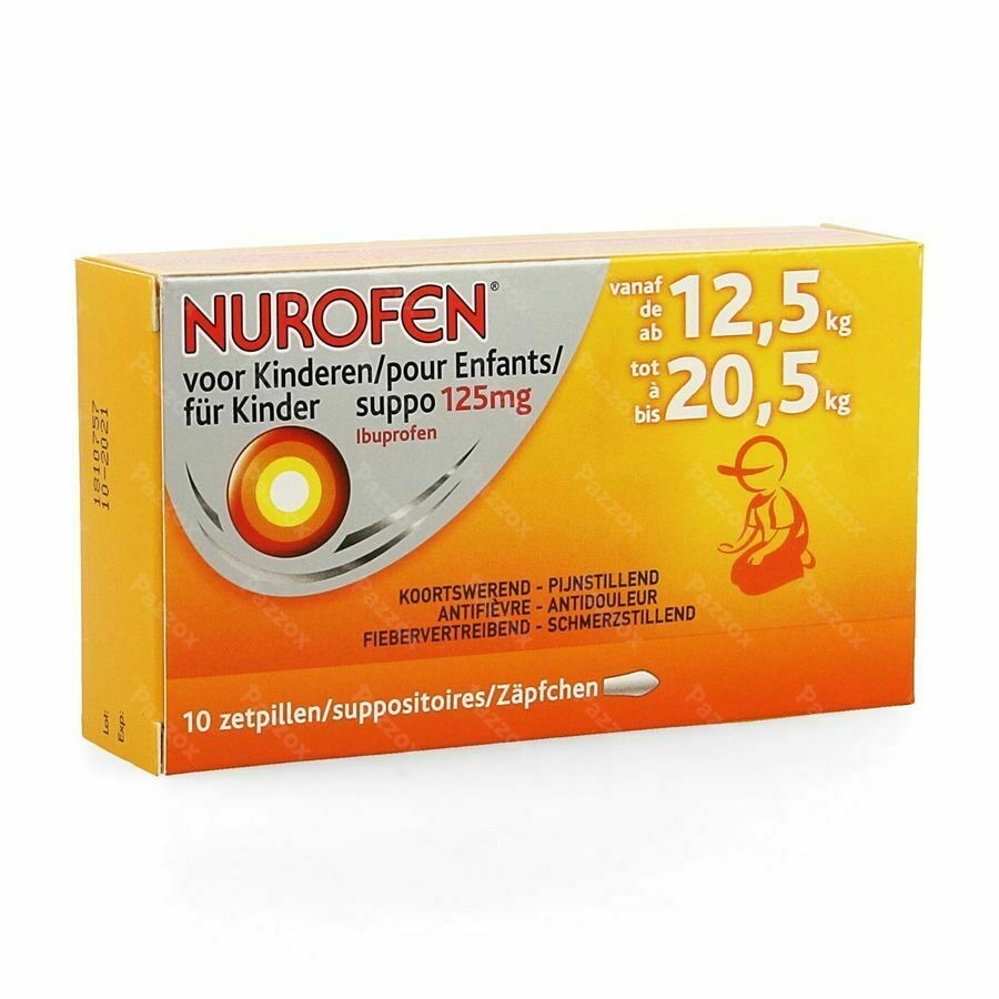 Nurofen Enfant 125mg Suppo 10x125mg