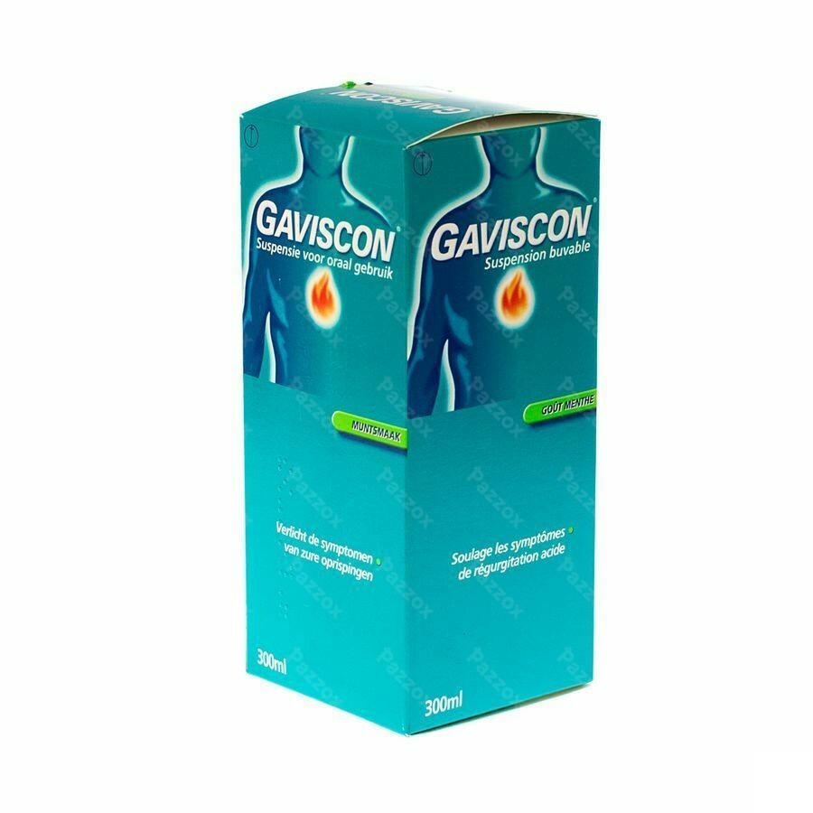 Gaviscon Menthe Munt Susp Buv 300ml