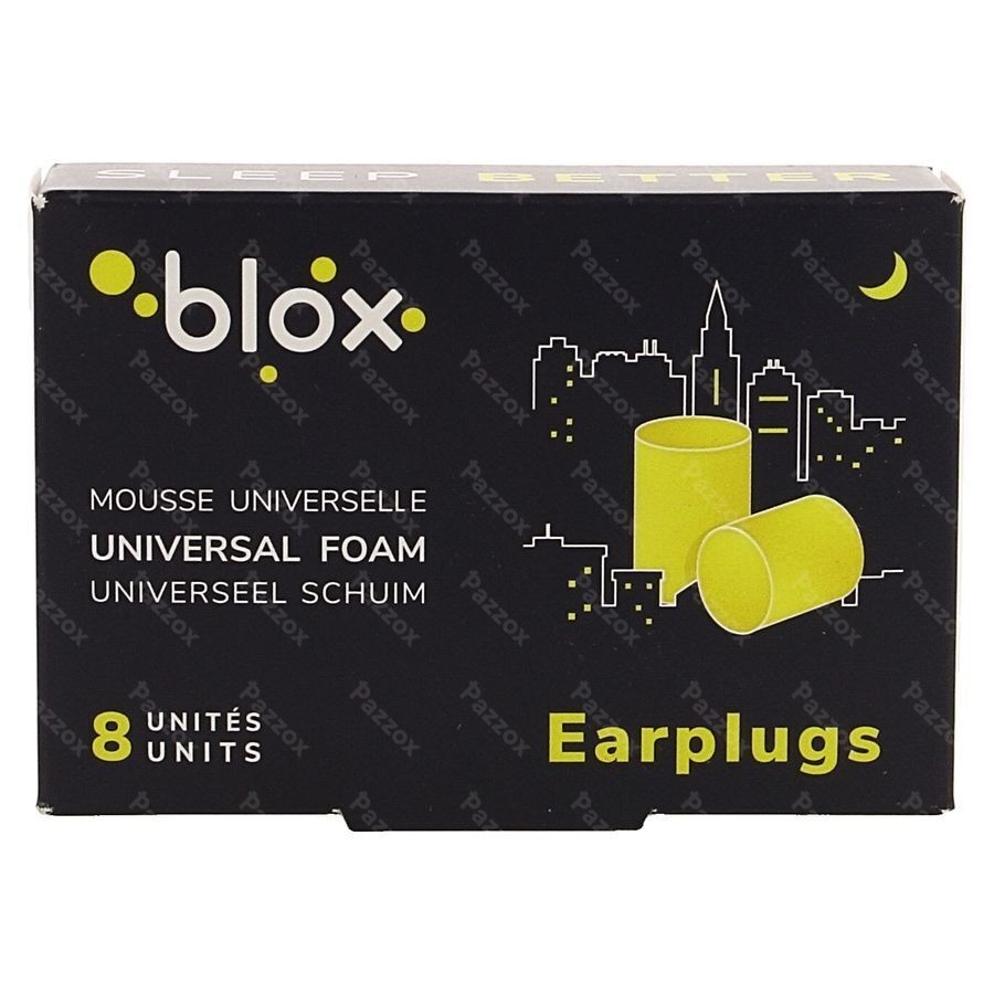 Blox Mousse Cylindriq.4 Paires Prot.audit. A/bruit