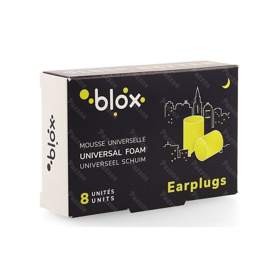 Blox Mousse Cylindriq.4 Paires Prot.audit. A/bruit