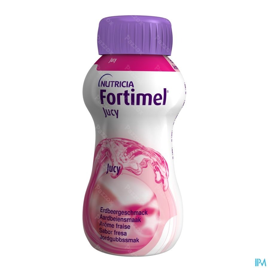 Fortimel Jucy Arome Fraise Bouteilles 4x200ml