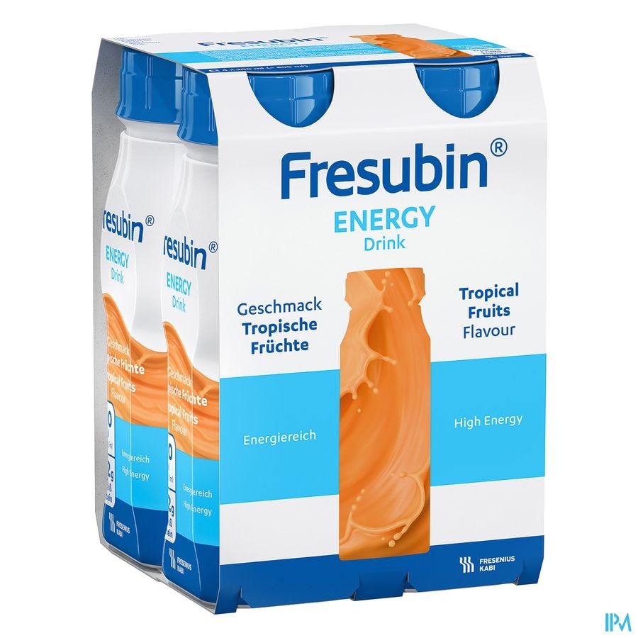 Fresubin Energy Drink Fruits Tropicaux Fl 4x200ml