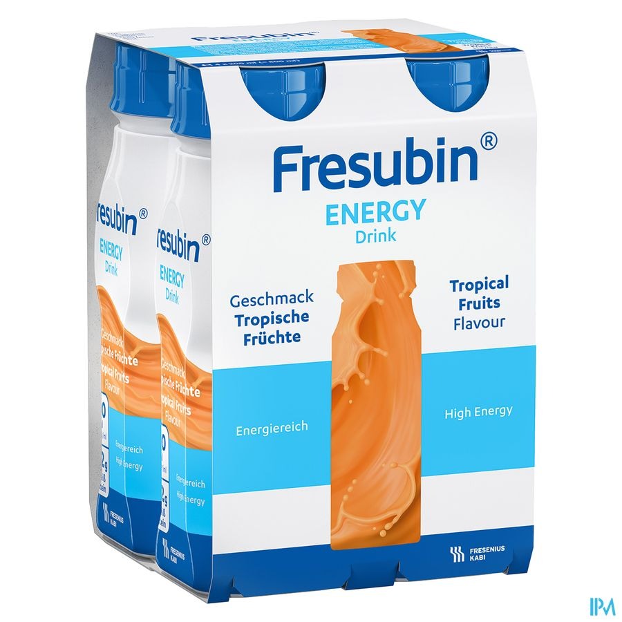 Fresubin Energy Drink Fruits Tropicaux Fl 4x200ml