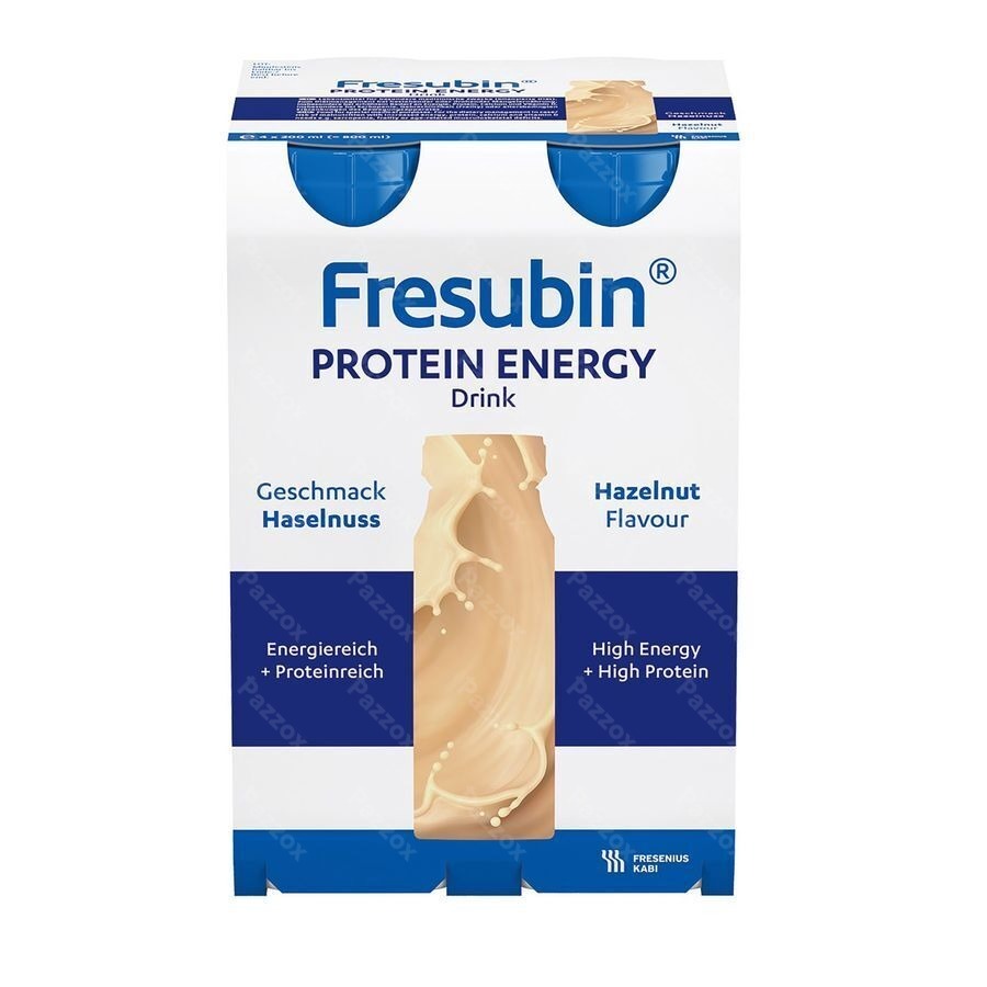 Fresubin Protein Energy Drink Noisettes Fl 4x200ml
