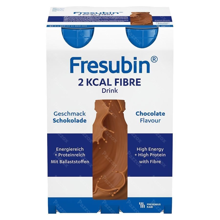 Fresubin 2 Kcal Fibre Drink Chocolat Fl 4x200ml