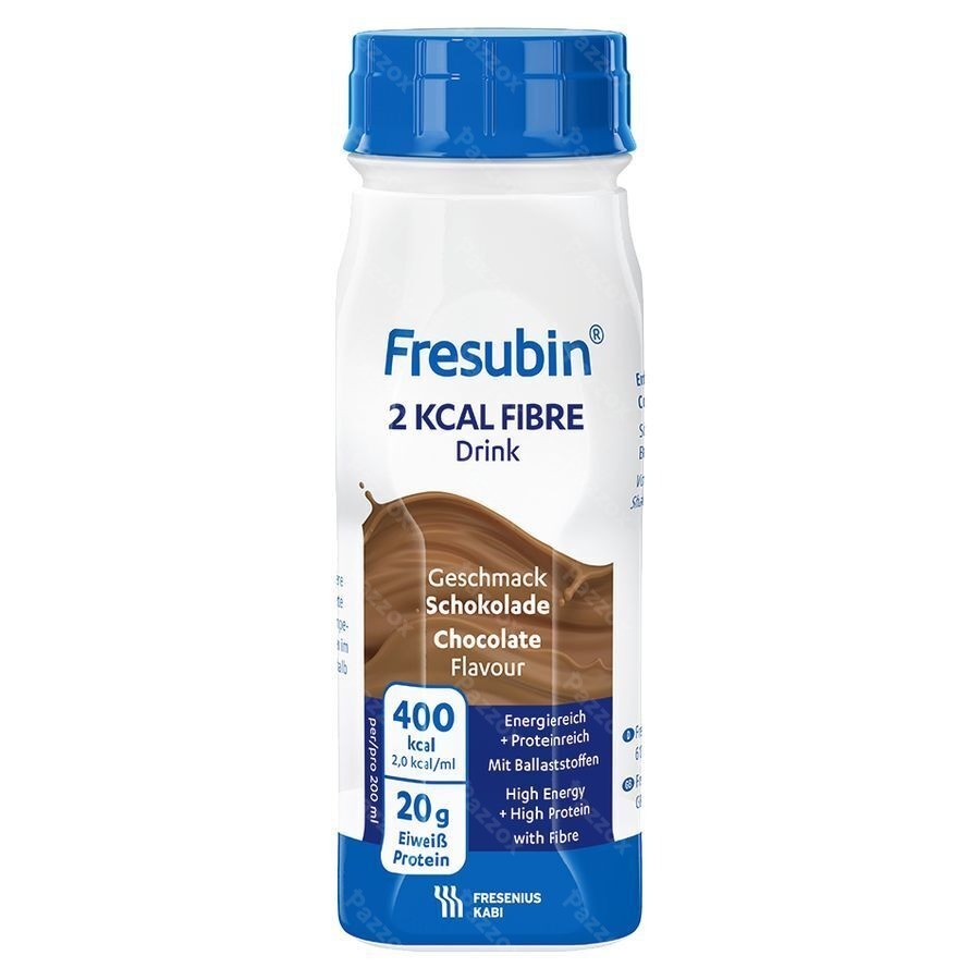 Fresubin 2 Kcal Fibre Drink Chocolat Fl 4x200ml