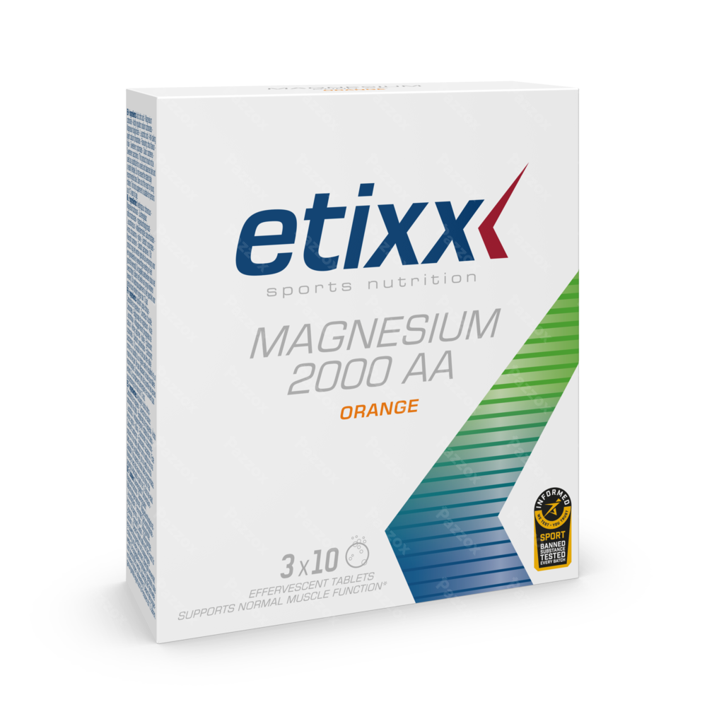 Etixx Magnesium 2000 Aa 30 Comprimés Effervescents