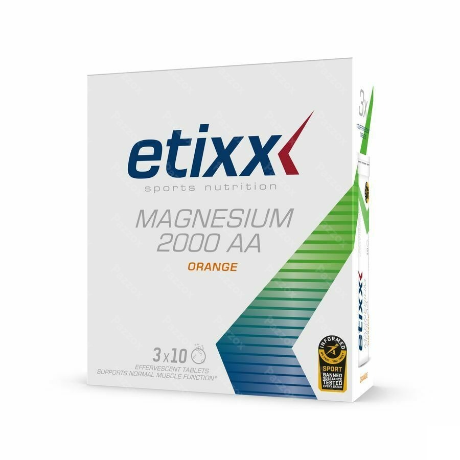 Etixx Magnesium 2000 Aa 30 Comprimés Effervescents