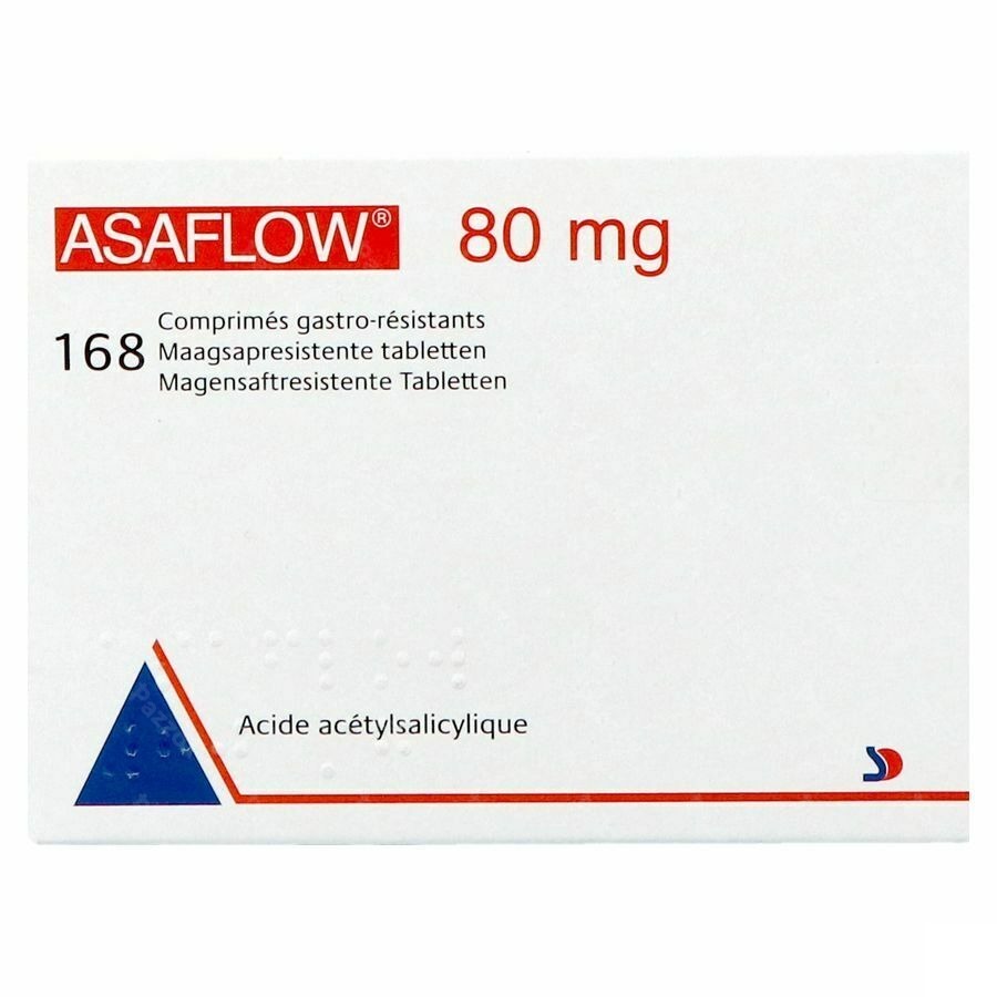 Asaflow 80mg 168 Comprimés