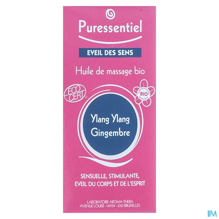 Puressentiel Massage Hle Ylang Yl.-gingem.bio100ml