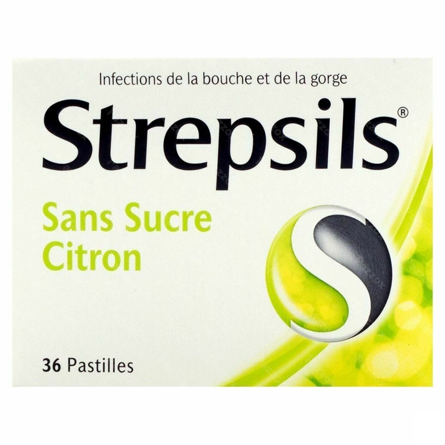 Strepsils S/sucre Citron Past 36