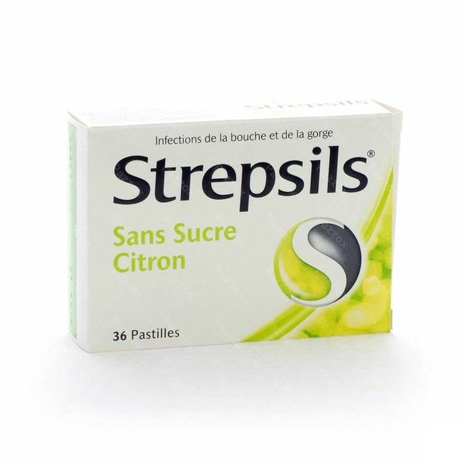 Strepsils S/sucre Citron Past 36