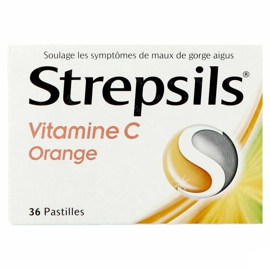 Strepsils Vitamine C Orange Past 36