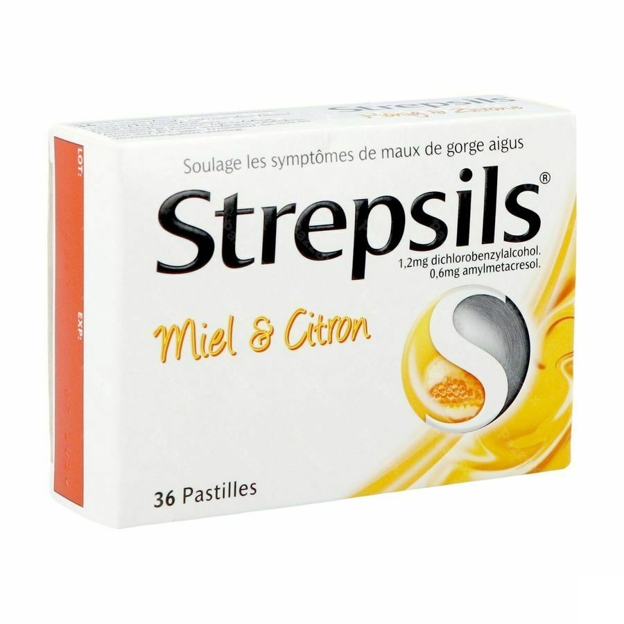 Strepsils Miel Citron 36 Pastilles