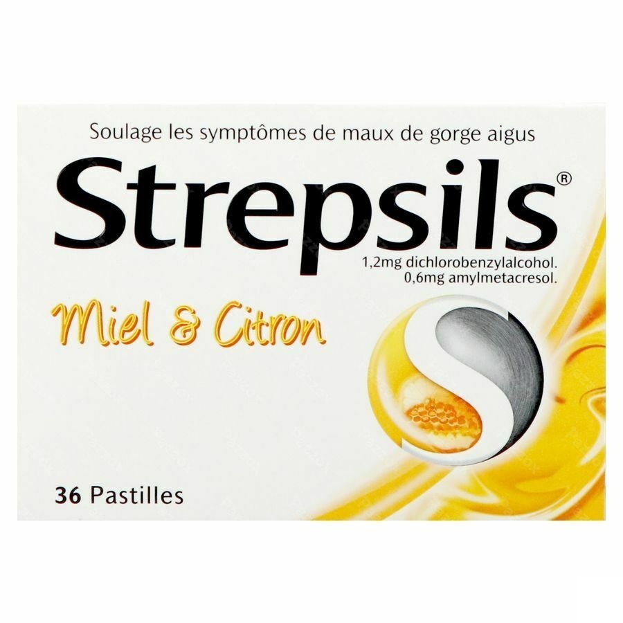 Strepsils Miel Citron 36 Pastilles