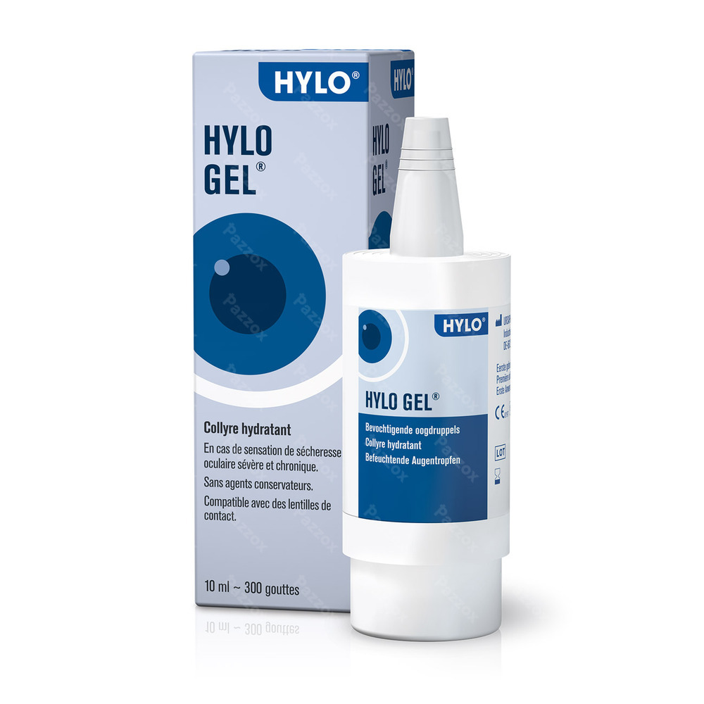 Hylo-gel Gutt Oculaires 10ml