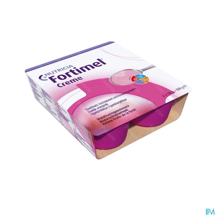 Fortimel Crème Fruits De La Forêt Pots 4x125gr
