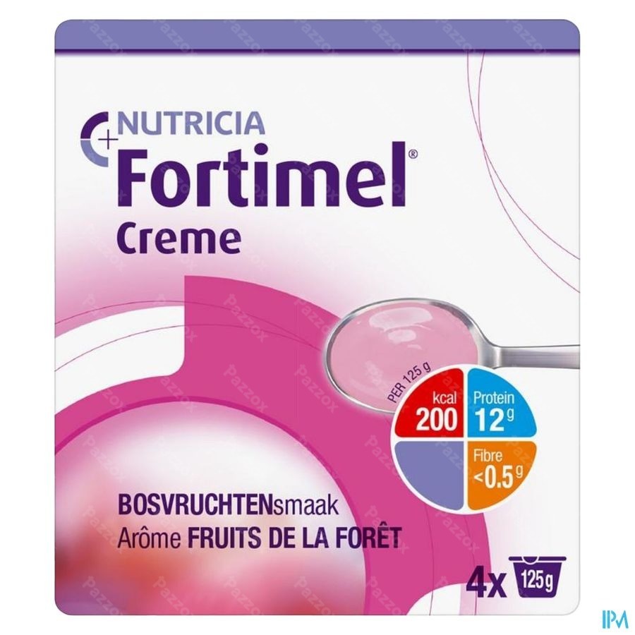 Fortimel Crème Fruits De La Forêt Pots 4x125gr