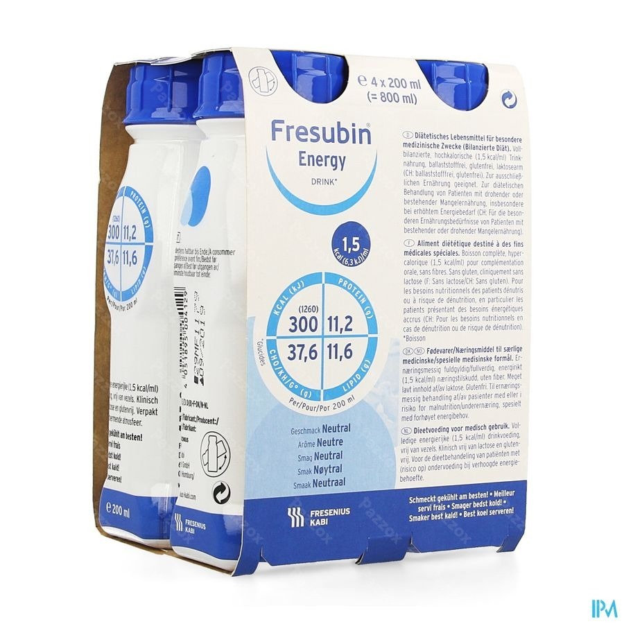 Fresubin Energy Drink Neutre 4x200ml