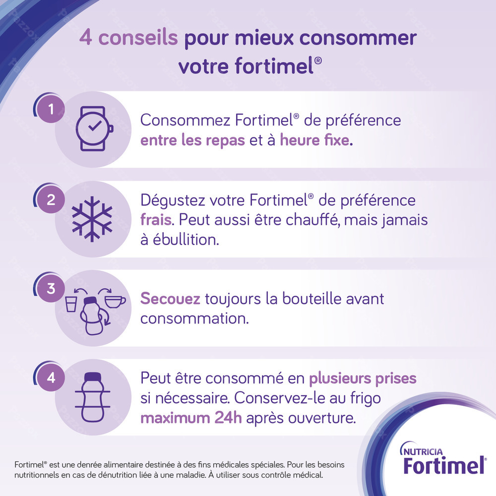 Fortimel Compact Banane Bouteilles 4x125ml