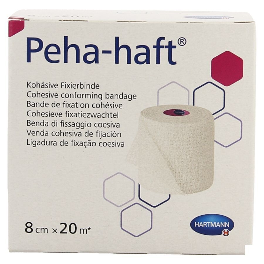 Peha-haft Latexfree 8cmx20m 1 P/s