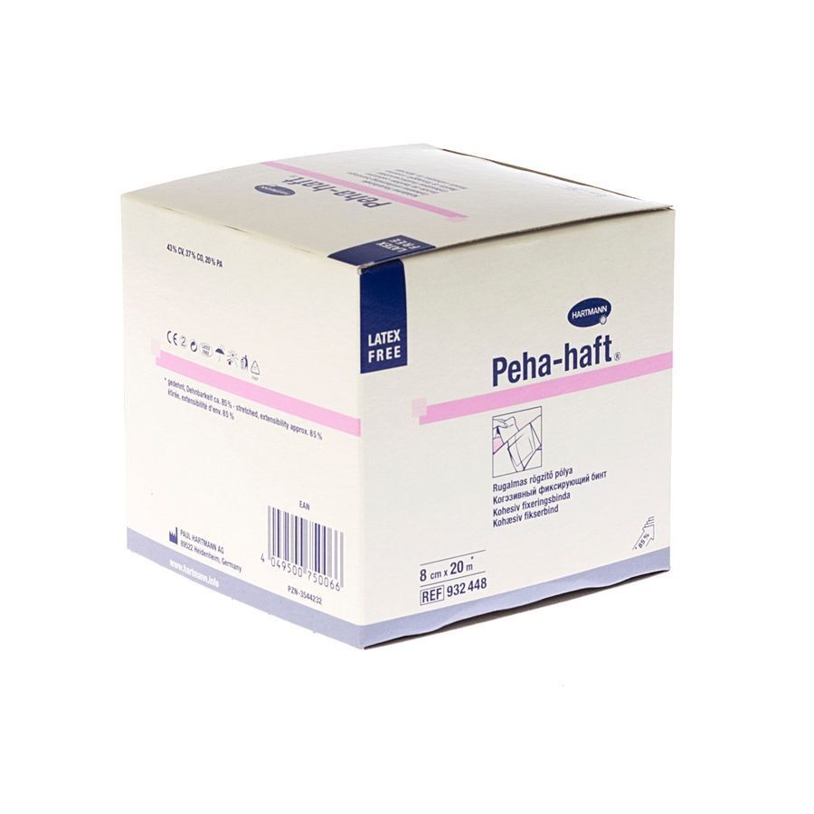 Peha-haft Latexfree 8cmx20m 1 P/s