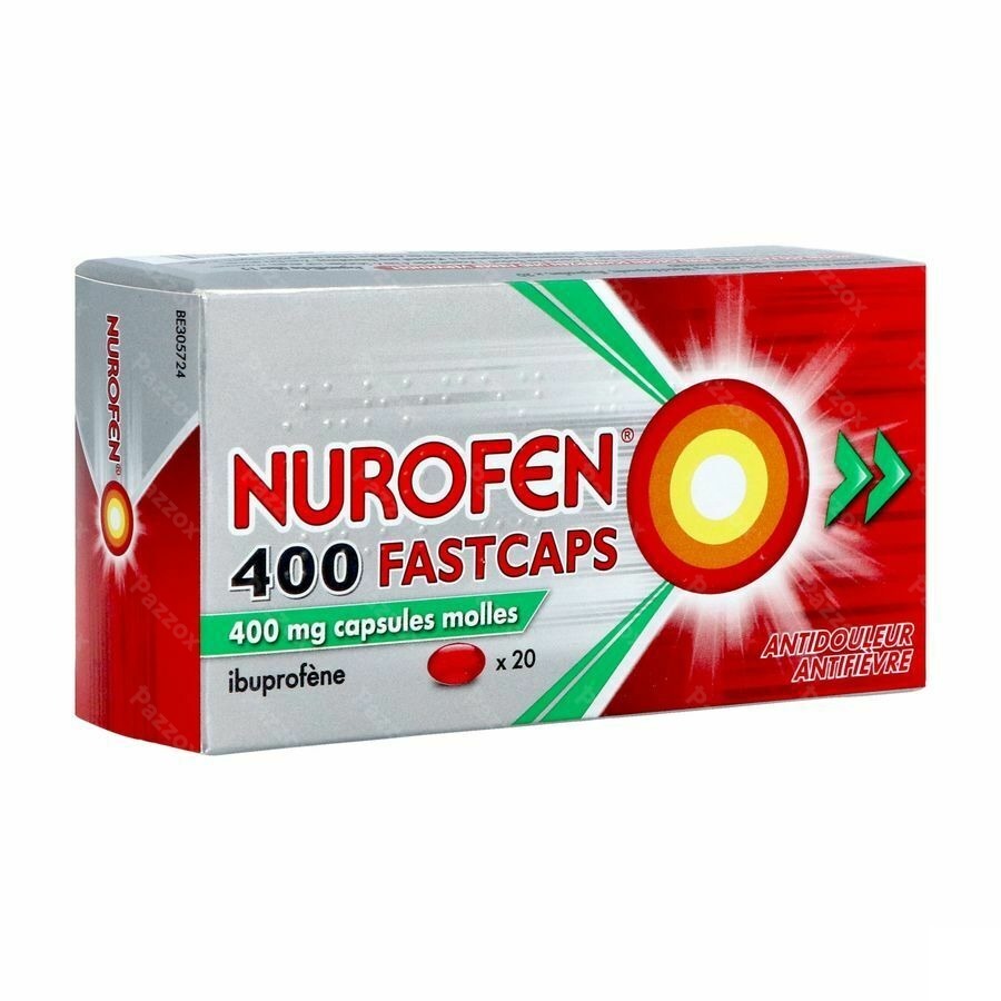 Nurofen 400 Fastcaps Caps 20x400mg