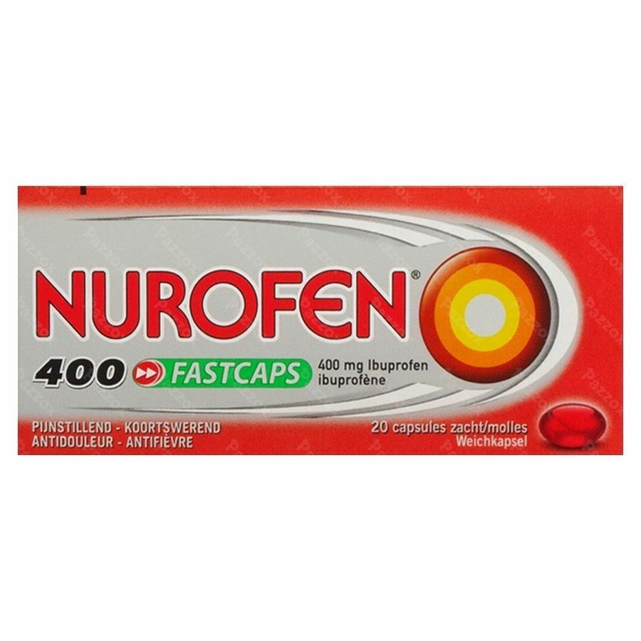 Nurofen 400 Fastcaps Caps 20x400mg