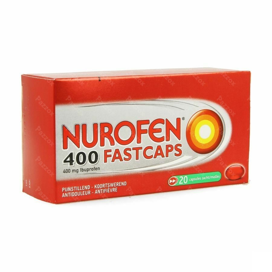 Nurofen 400 Fastcaps Caps 20x400mg