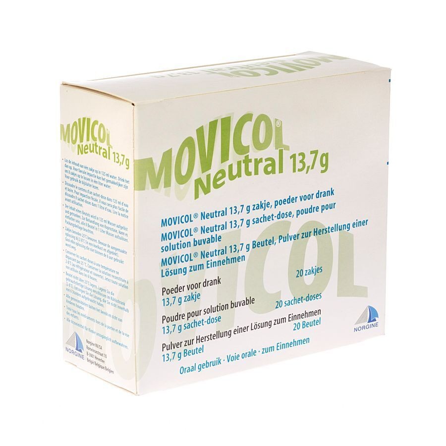 Movicol Neutral Sachets 20 X 13,7g