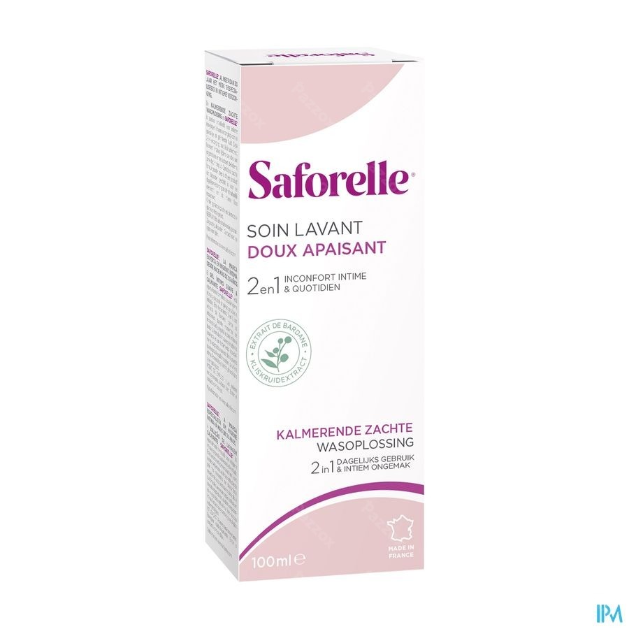 Saforelle Soin Lavant Doux Sol Fl 100ml
