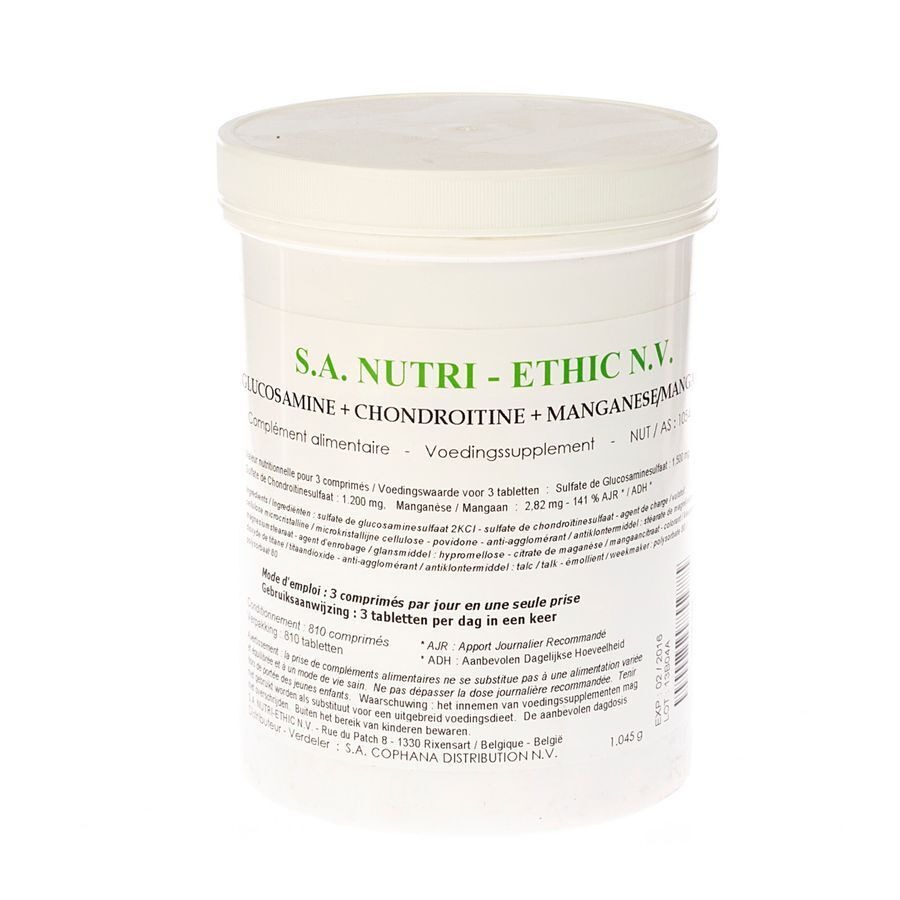Glucosamine+chondroitine+manganese Comp 810