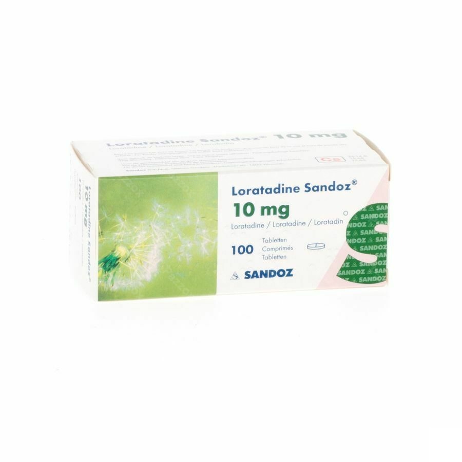 Loratadine Sandoz 10 mg 100 Comprimés