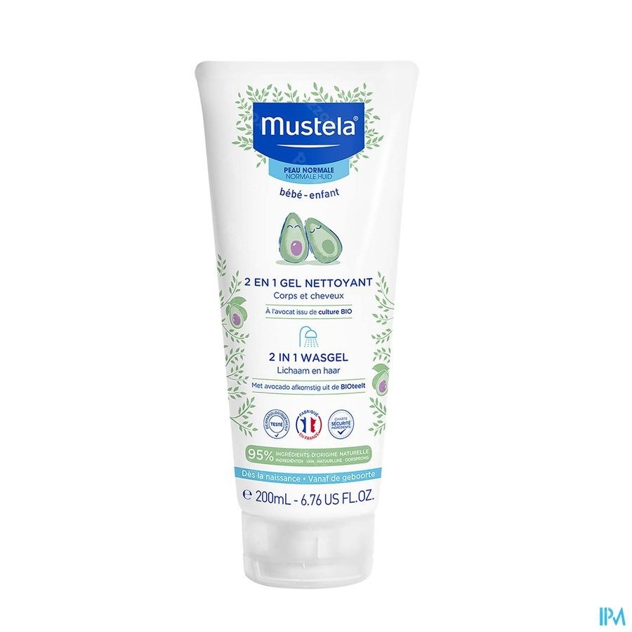 Mustela Pn 2en1 Gel Nettoyant 200ml Nf