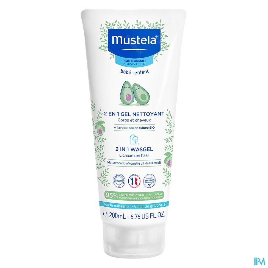 Mustela Pn 2en1 Gel Nettoyant 200ml Nf