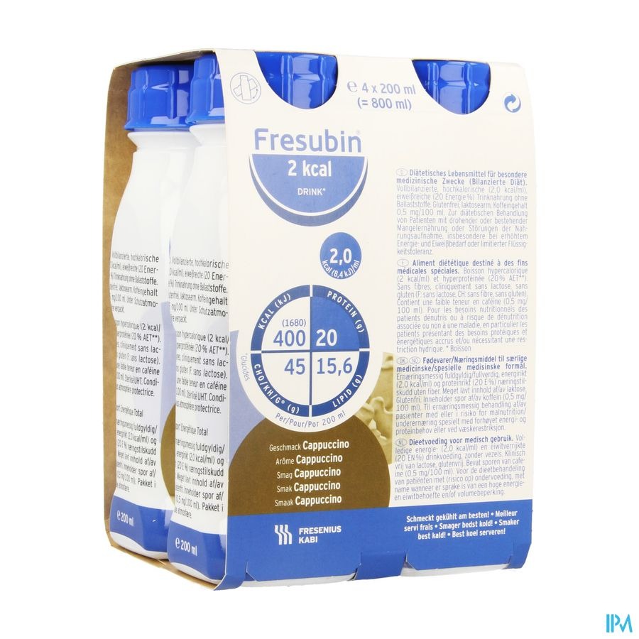 Fresubin 2 Kcal Drink Cappuccino 4x200ml