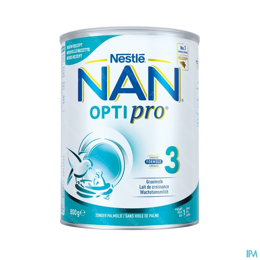 Nan Optipro 3 +1ans Lait Croissance Pdr 800g