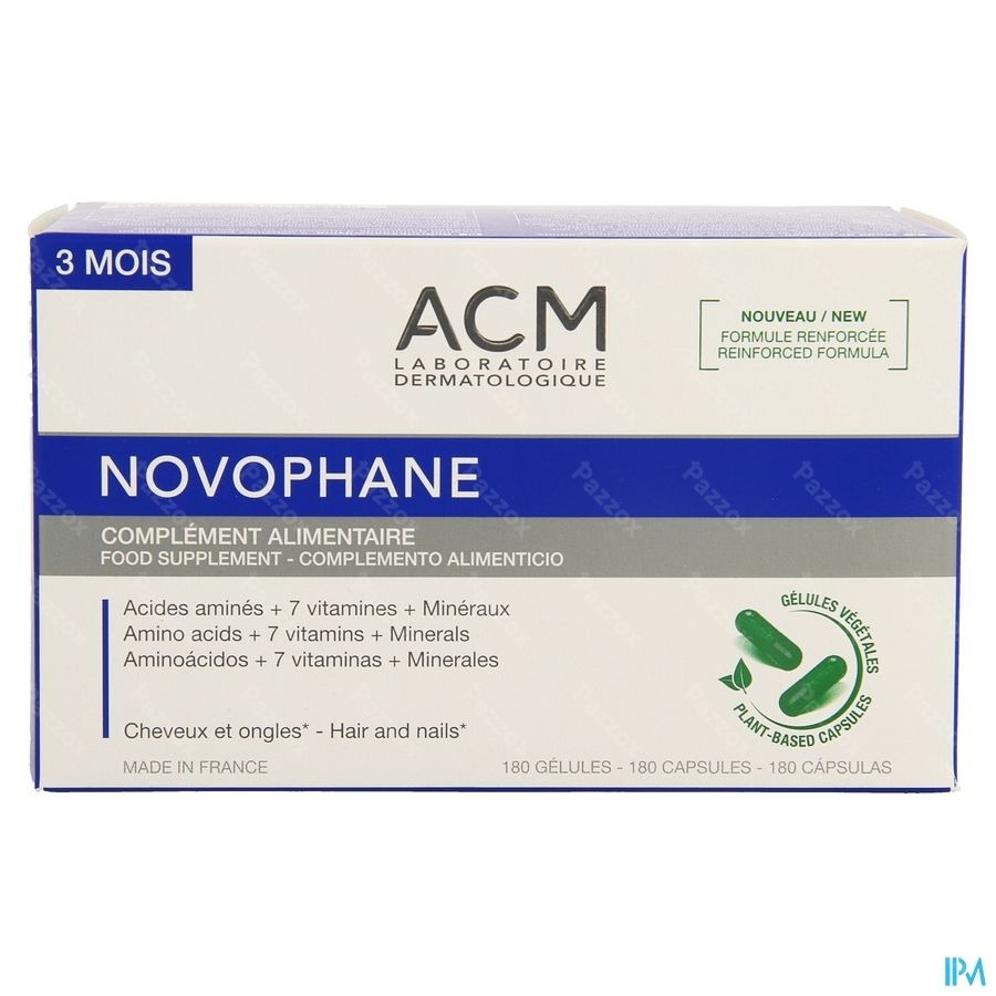 Novophane Caps 180 Etui 3 Mois