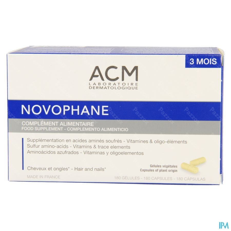 Novophane Caps 180 Etui 3 Mois