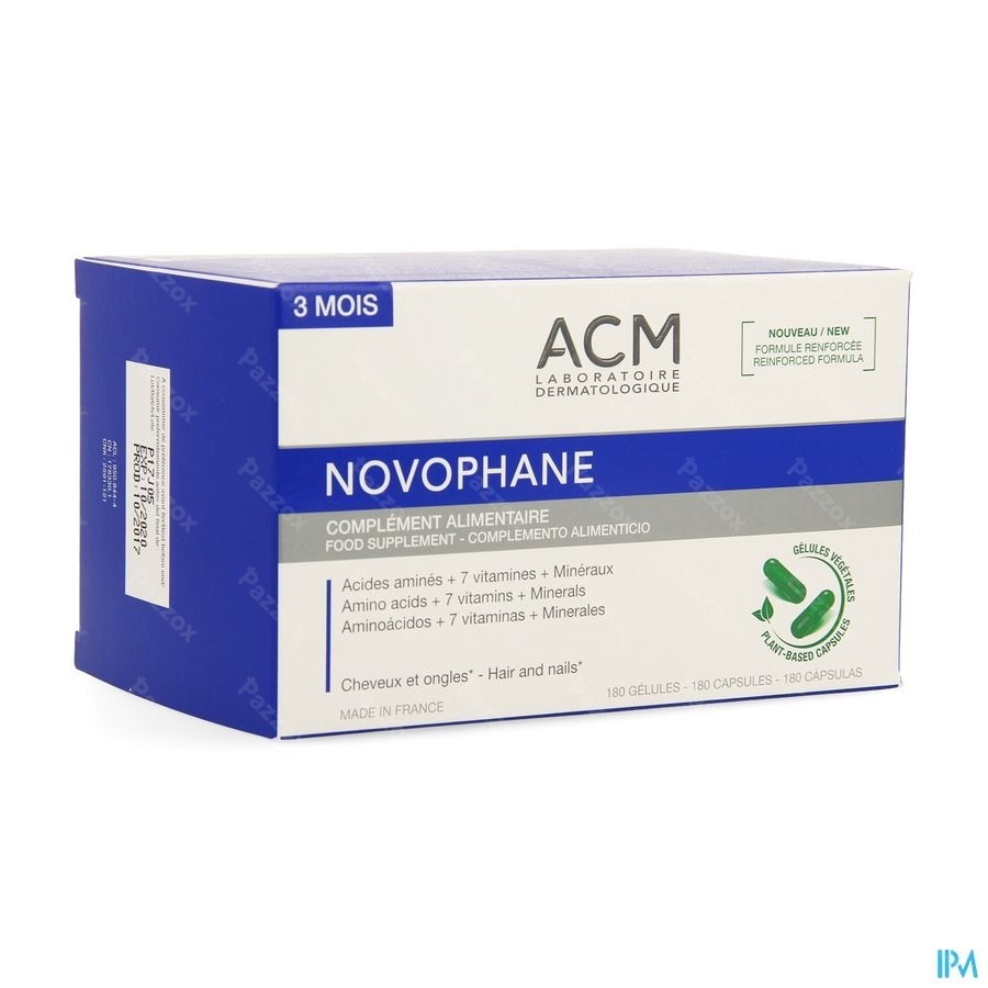 Novophane Caps 180 Etui 3 Mois
